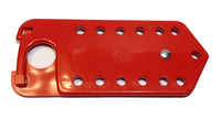 Thumbnail for Lockout Hasp - 13 Hole, Plastic, Red
