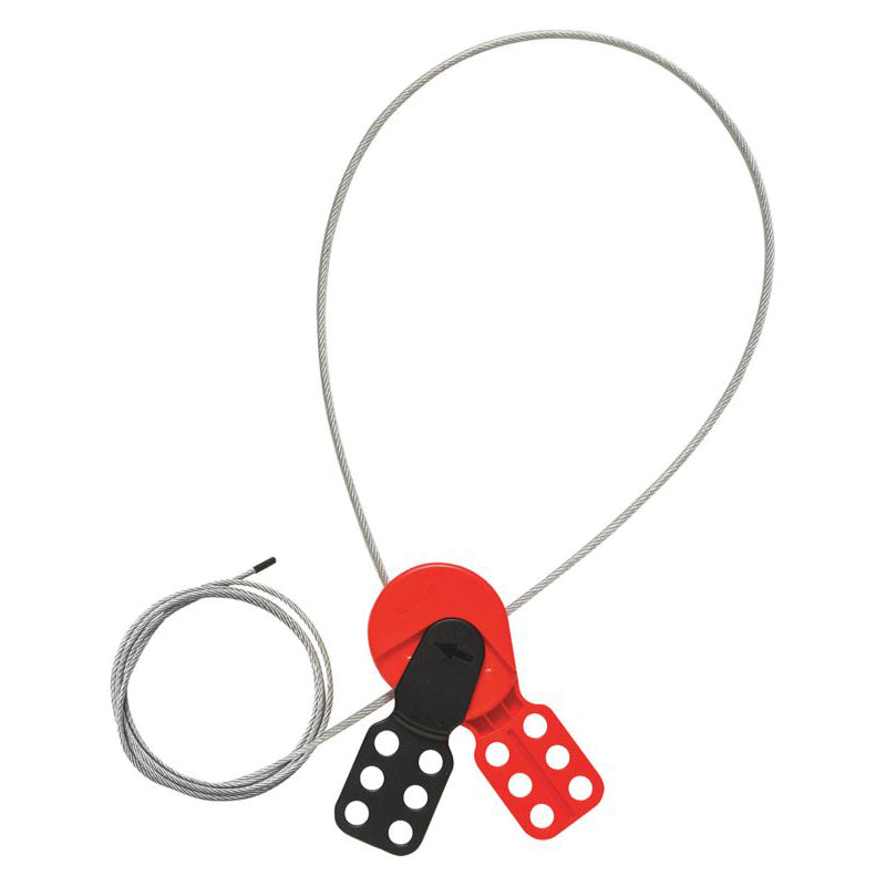 7290 Cable Lockout Hasp with 6 ft Cable