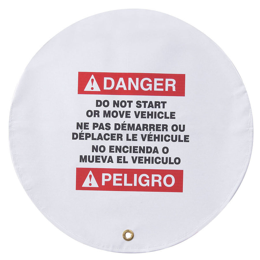 Lockout Steering Wheel Cover, 19" Diameter