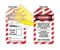 Thumbnail for Lockout Tags, Do Not Operate, Laminating, Photo ID