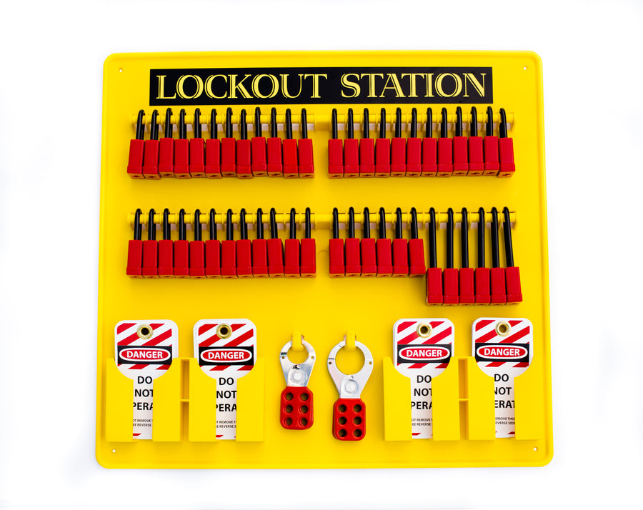 Lockout Station with 48 Locks