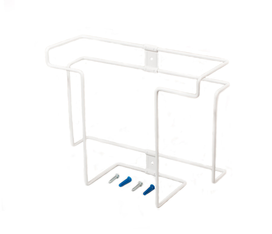 Glove Dispenser, Stores 2 Boxes, White, Steel