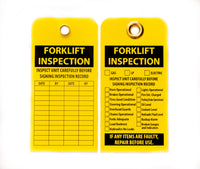 Thumbnail for Lockout Tag, Forklift Inspection, 10/pk