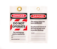 Thumbnail for Lockout Tag, 10/PK, DANGER DO NOT OPERATE, 6