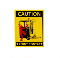 Thumbnail for Forklift Label, Maintain 3 Points Contact, 3