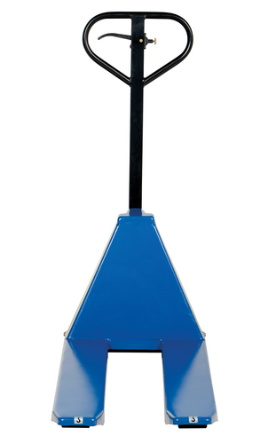 Steel Hand Pump Tote Lift 58 In. x 21 In. x 50 In. 3000 Lb. Capacity Blue