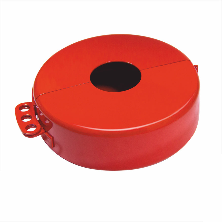 Gate Valve Lockout, Steel, Fits Handle Sizes 2.5" to 5"
