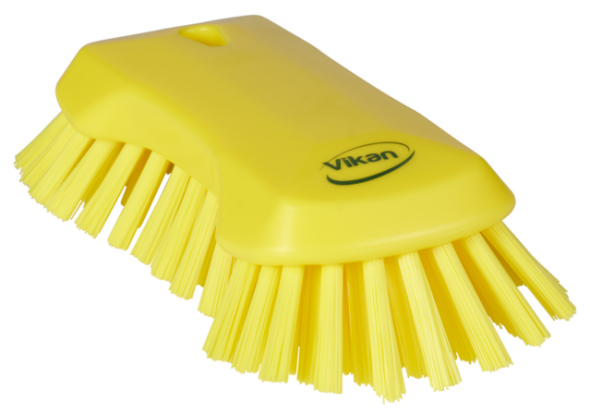 XL Hand Brush, 9.1" Extra stiff, Yellow