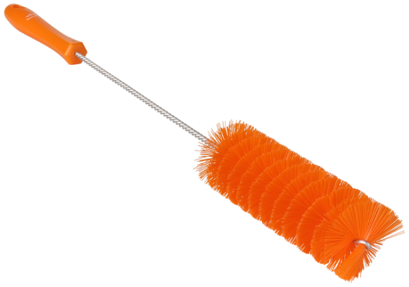 Vikan Tube Brush, 2", 19.7", Medium, Orange