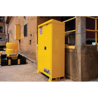 Thumbnail for Outdoor Flammable Storage Cabinet - 45 Gallon, 2 Shelves, Manual Close Doors - 814500