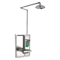 Thumbnail for Barrier-Free Ceiling-Mounted Shower and Surface-Mounted Eye/Face Wash w/Drain Pan