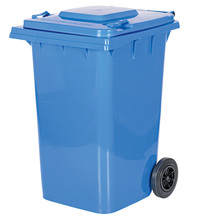 Thumbnail for High Density Polyethylene 95 Gallon Trash Can Blue