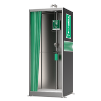 Thumbnail for AXION® MSR Stainless Steel Booth Enclosed Shower and Eye/Face Wash