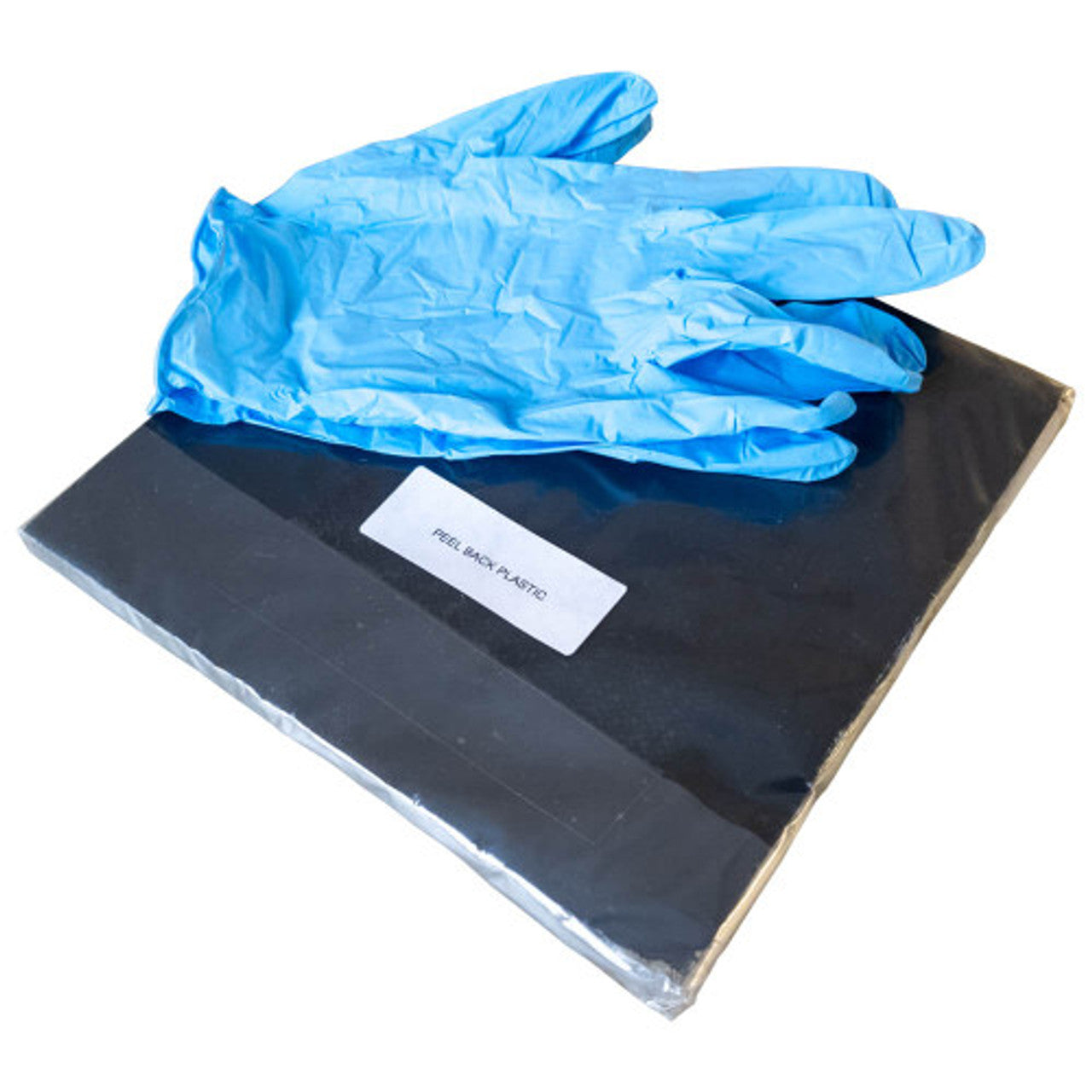 16"x16" - Plug N Dike Plug Rug, Disposable Gloves