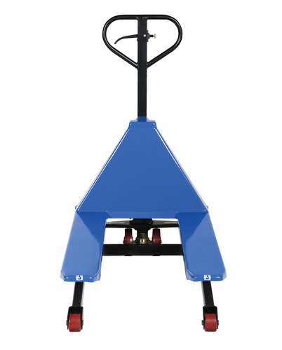 Steel Hand Pump Tote Lift 58 In. x 27 In. x 50 In. 3000 Lb. Capacity Blue