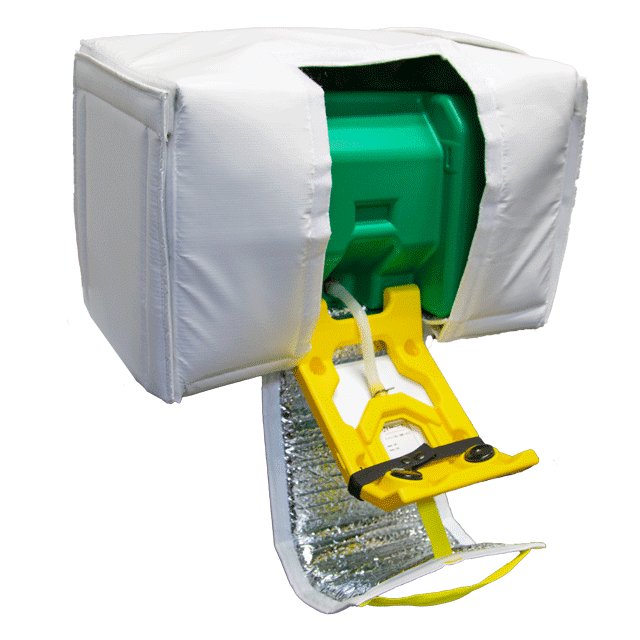 Portable Eyewash Heat Shield