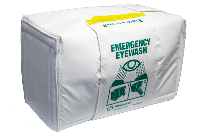Portable Eyewash Heat Shield