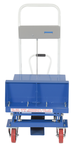Steel Lift and Tilt Carts with Sequence Select 19-1/2 In. x 30 In. 400 Lb. Capacity Blue