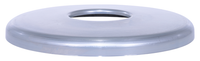 Thumbnail for Galvanized Can Bag Holder 55 Gallon Drum 8 In. Silver