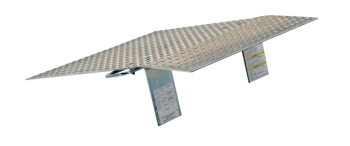 30" x 36" Aluminum Hand Truck Dockplate w/ 500-lbs Capacity