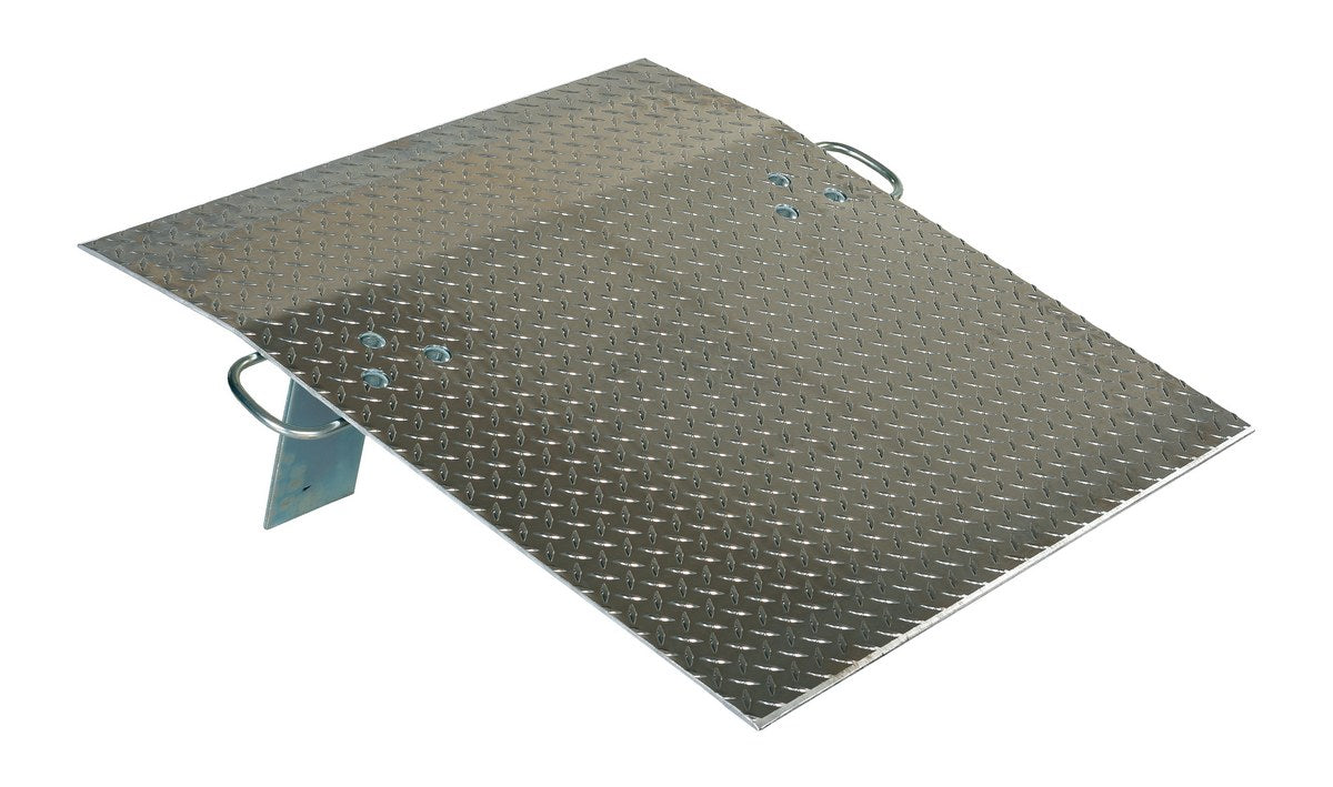 36" x 36" Aluminum Hand Truck Dockplate w/ 500-lbs Capacity