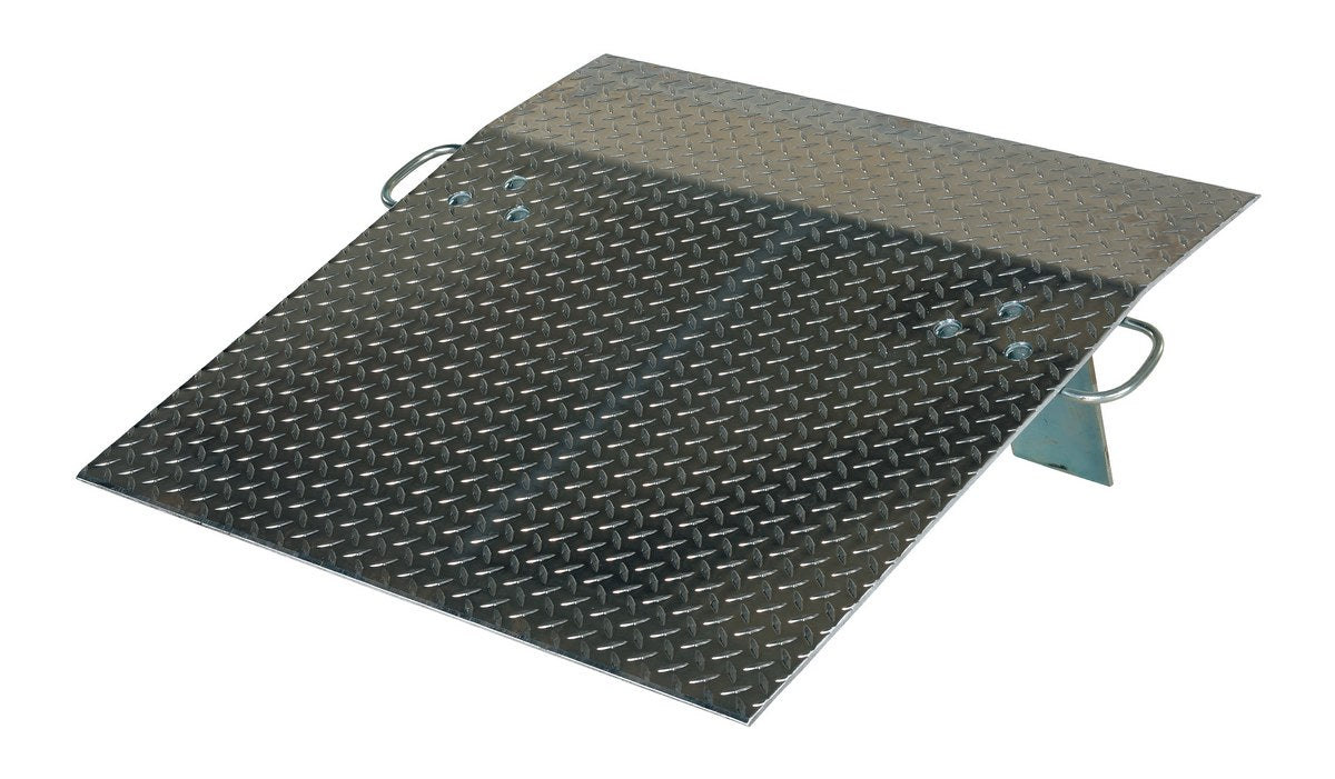 36" x 36" Aluminum Hand Truck Dockplate w/ 500-lbs Capacity