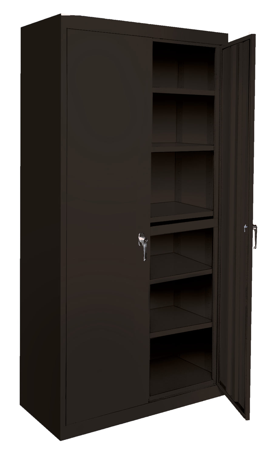 Steel Cabinets USA All Adjustable Series With 5 Shelves - 36x18x72 Espresso