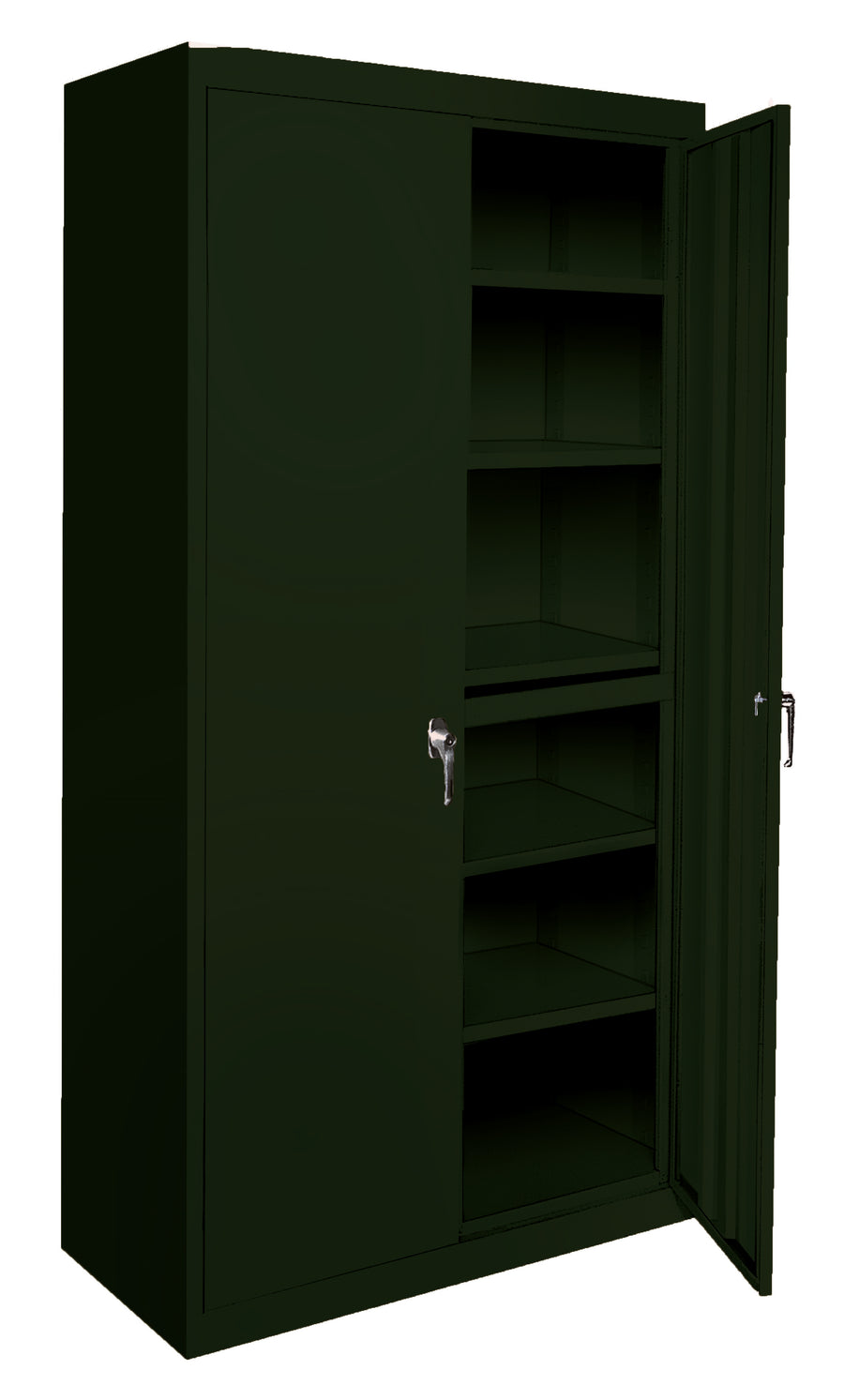 Steel Cabinets USA All Adjustable Series With 5 Shelves - 36x18x72 Hunter Green