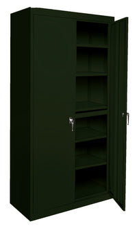 Thumbnail for Steel Cabinets USA All Adjustable Series With 5 Shelves - 36x24x78 Hunter Green