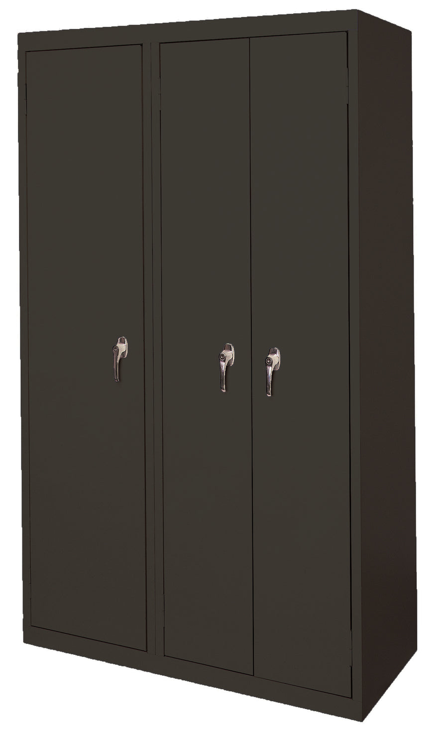 Steel Cabinets USA Ultimate Storage Ensemble With Three Doors - 42x21x72 Charcoal
