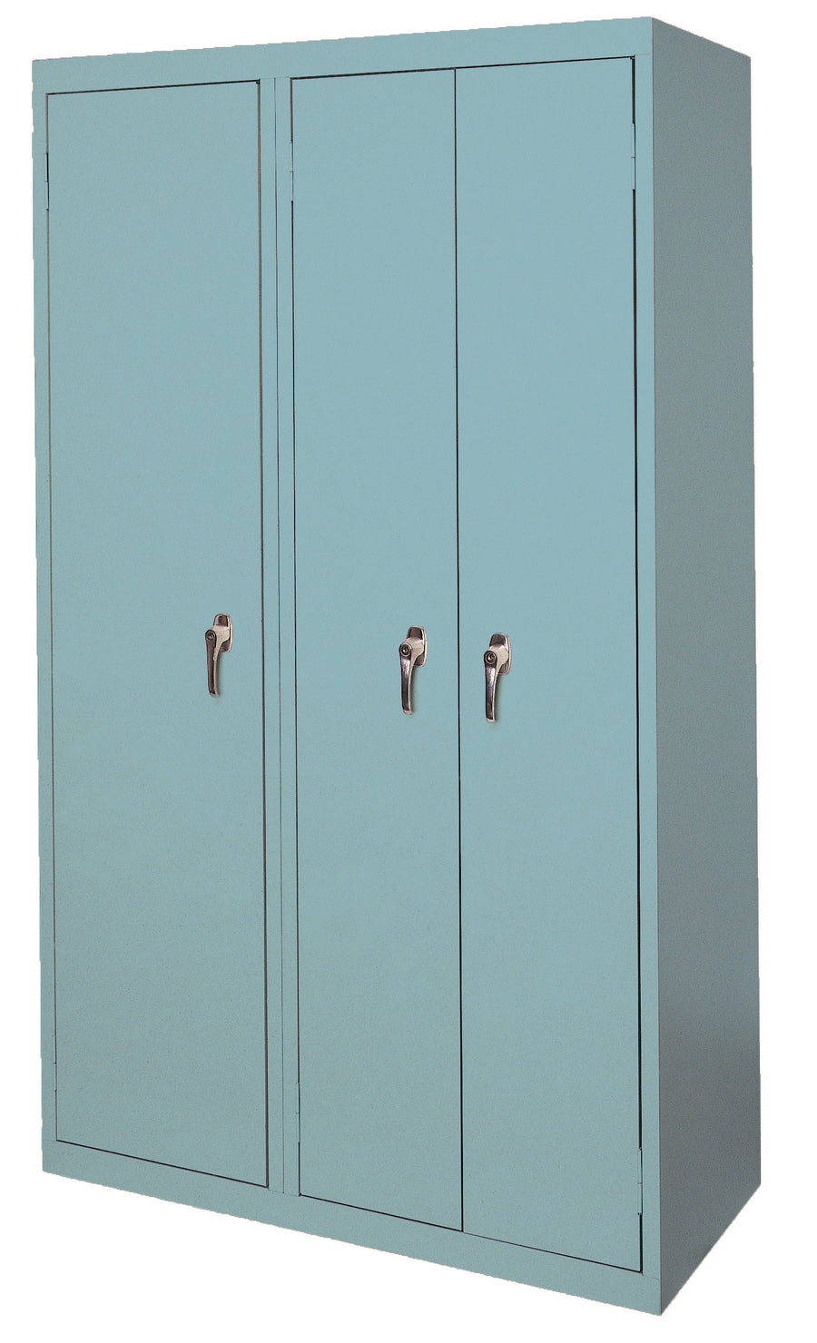 Steel Cabinets USA Ultimate Storage Ensemble With Three Doors - 42x21x72 Denim Blue
