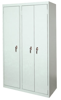 Thumbnail for Steel Cabinets USA Ultimate Storage Ensemble With Three Doors - 42x21x72 Gray
