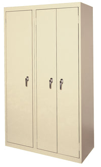Thumbnail for Steel Cabinets USA Ultimate Storage Ensemble With Three Doors - 42x21x72 Putty