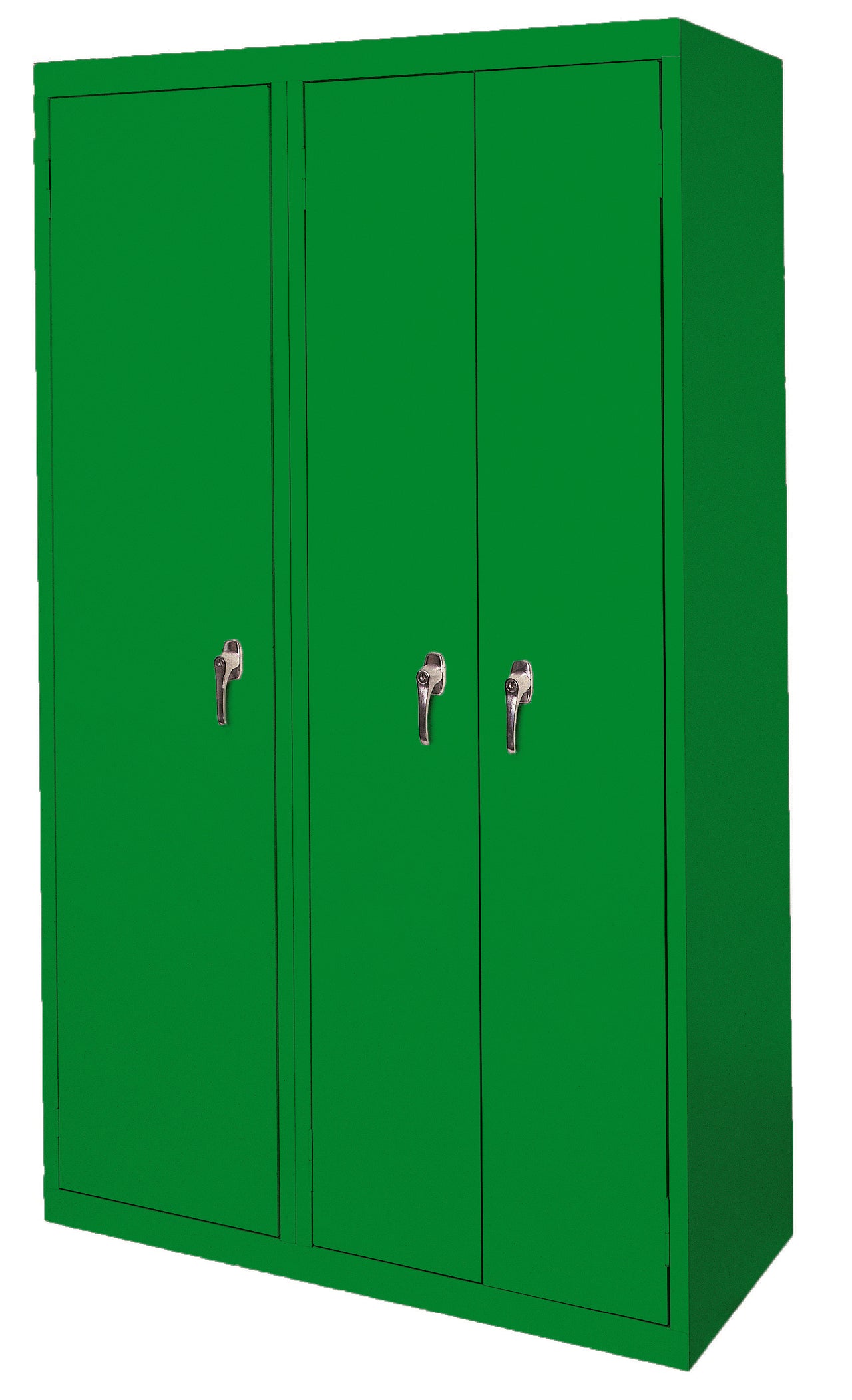 Steel Cabinets USA Ultimate Storage Ensemble With Three Doors - 42x21x72 Pure Green