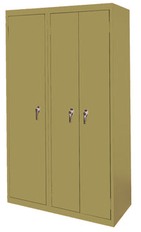 Thumbnail for Steel Cabinets USA Ultimate Storage Ensemble With Three Doors - 42x21x72 Tropic Sand