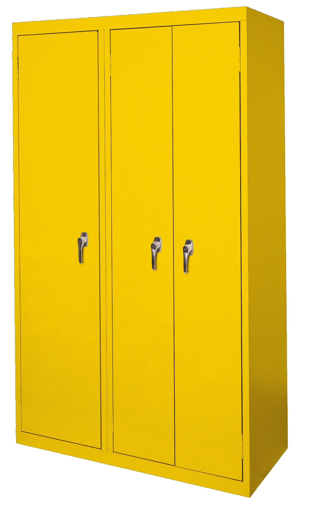 Steel Cabinets USA Ultimate Storage Ensemble With Three Doors - 42x21x72 Yellow