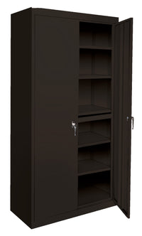 Thumbnail for Steel Cabinets USA All Adjustable Series With 5 Shelves - 48x18x72 Espresso