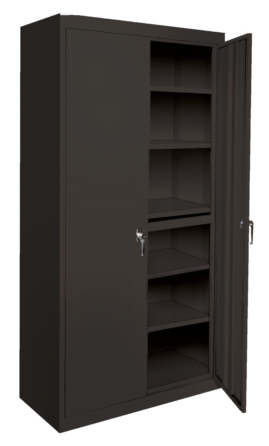 Steel Cabinets USA All Adjustable Series With 5 Shelves - 48x24x72 Charcoal