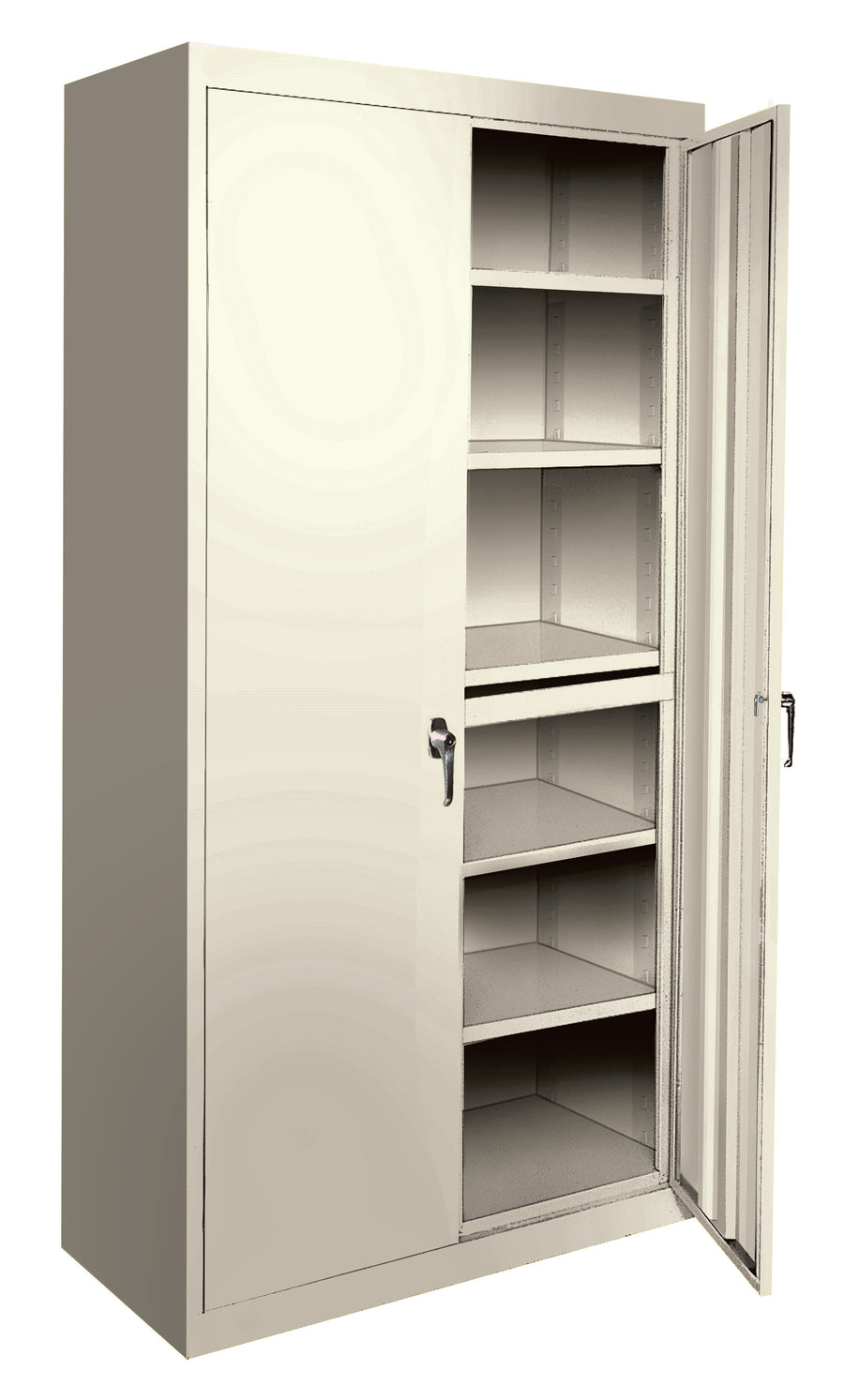 Steel Cabinets USA All Adjustable Series With 5 Shelves - 48x24x72 Putty