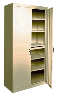 Thumbnail for Steel Cabinets USA All Adjustable Series With 5 Shelves - 48x18x78 Tropic Sand