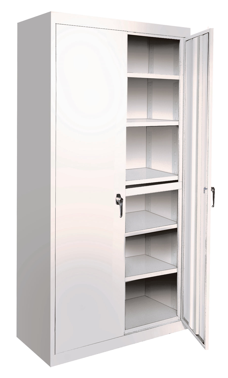Steel Cabinets USA All Adjustable Series With 5 Shelves - 48x18x78 White