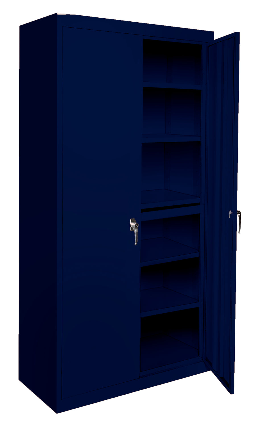 Steel Cabinets USA All Adjustable Series With 5 Shelves - 48x24x78 Navy