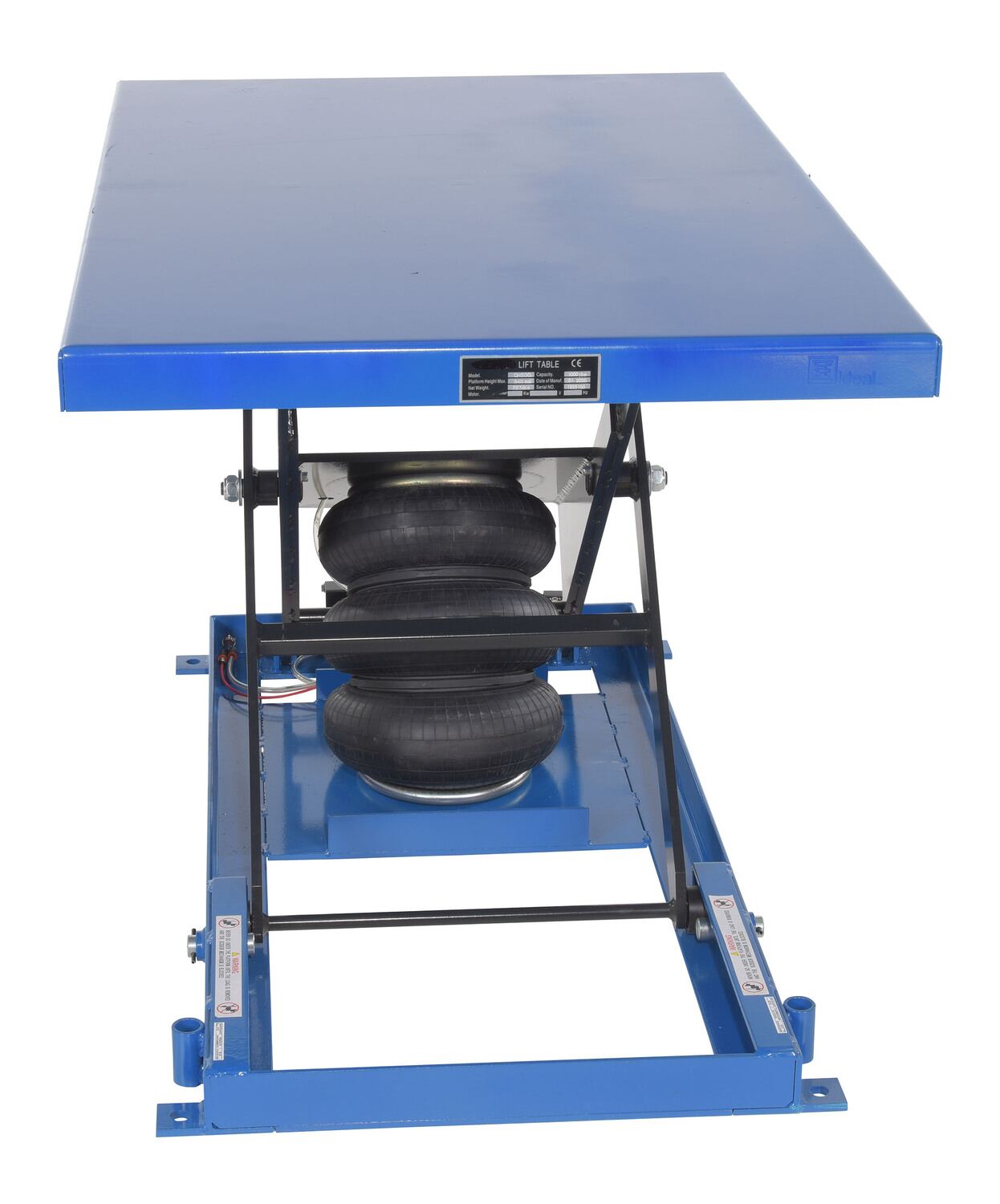 HEAVY DUTY AIR BAG SCISSOR TABLE 1K LB