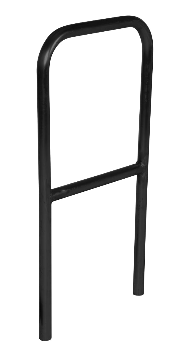 ALUM PIPE SAFETY RAILING 24IN LONG-BLACK