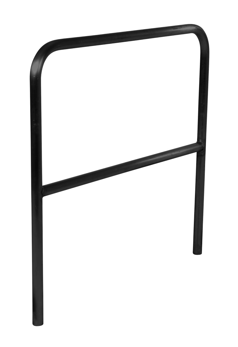 ALUM PIPE SAFETY RAILING 48IN LONG-BLACK
