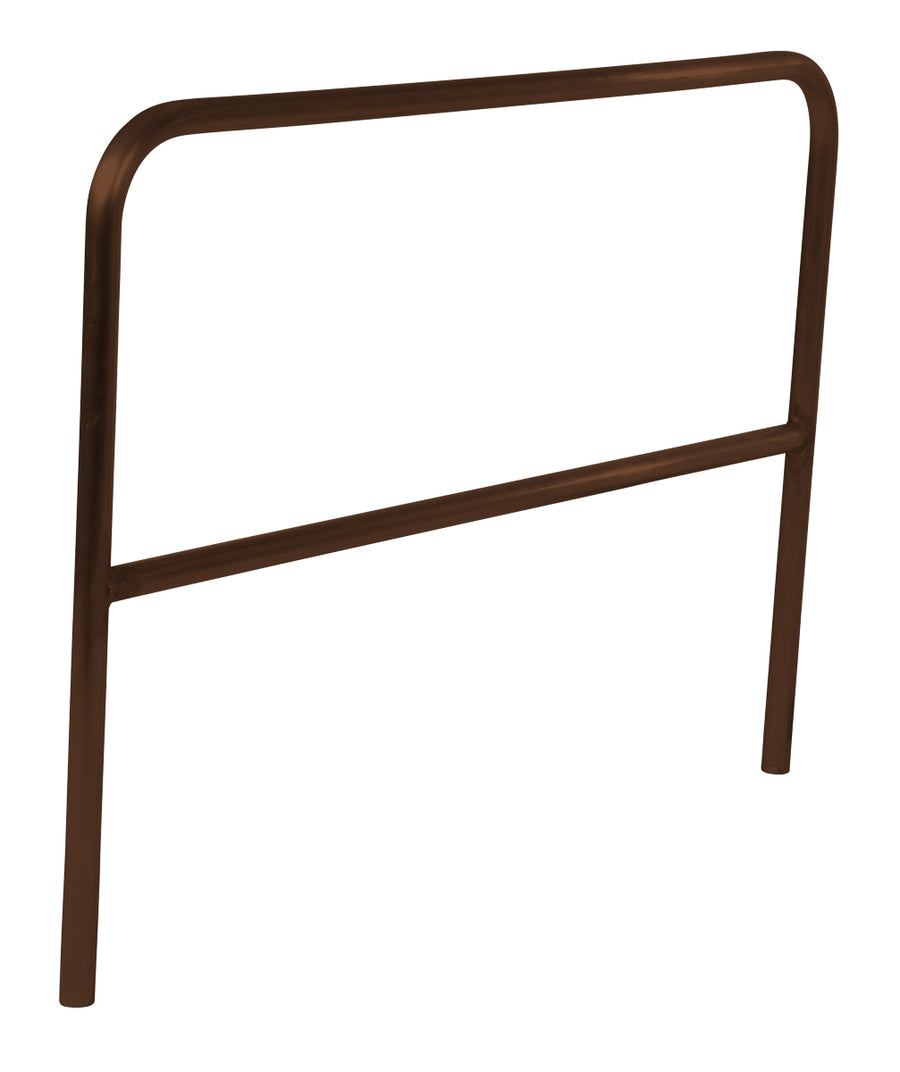 ALUM PIPE SAFETY RAILING 60IN LONG-BROWN