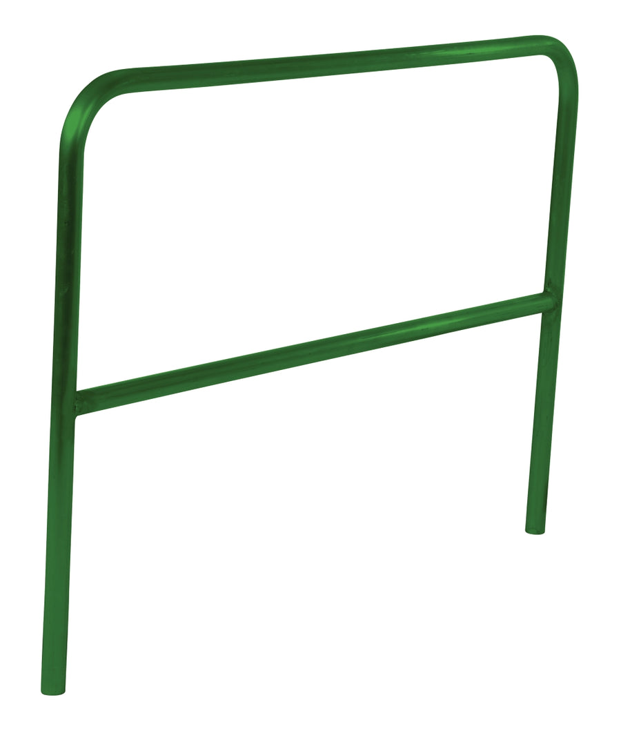 ALUM PIPE SAFETY RAILING 60IN LONG-GREEN