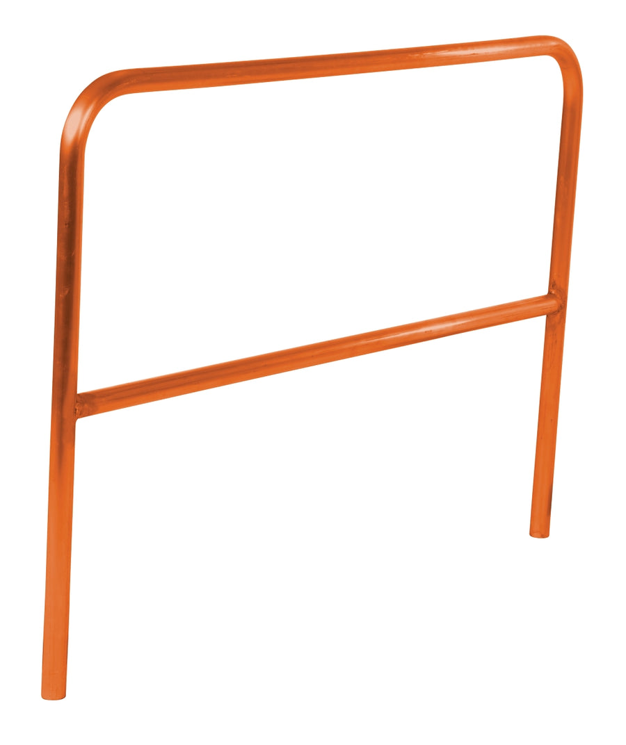 ALUM PIPE SAFETY RAILING 60IN LONG-ORANG