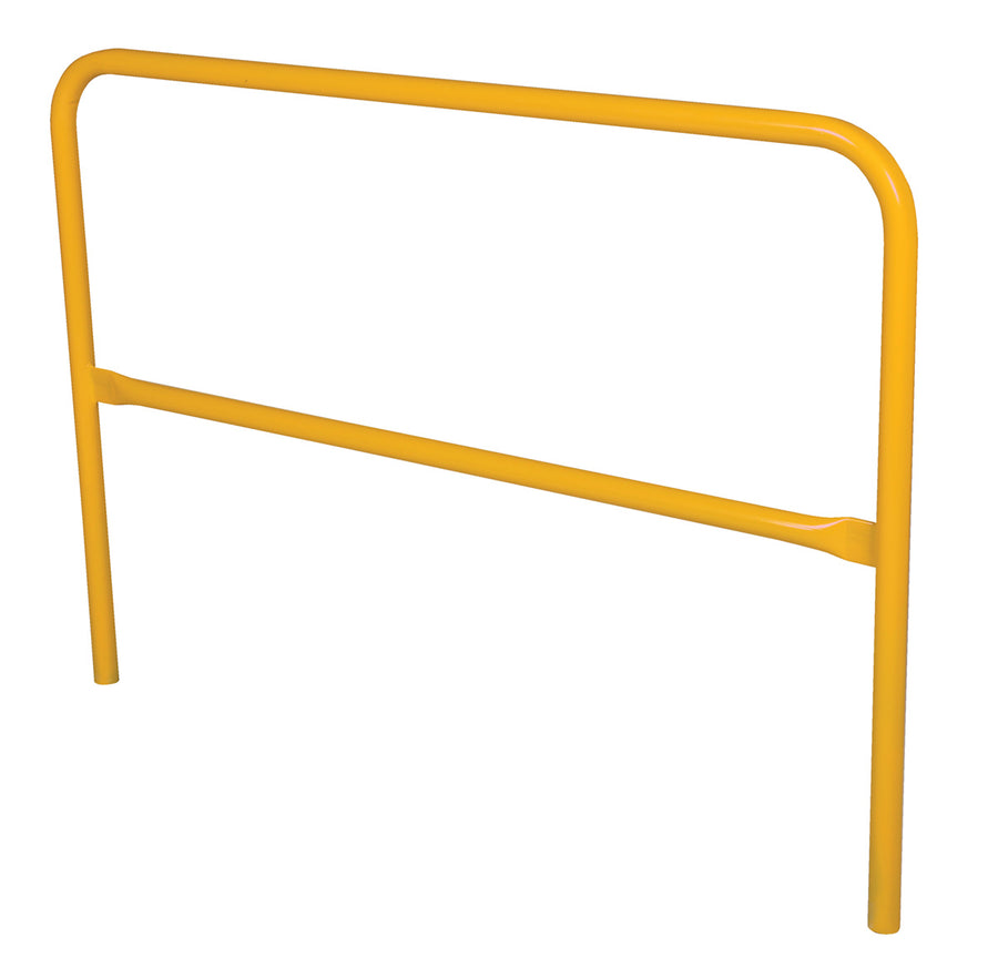 ALUM PIPE SAFETY RAILING 60IN LONG-YELLO