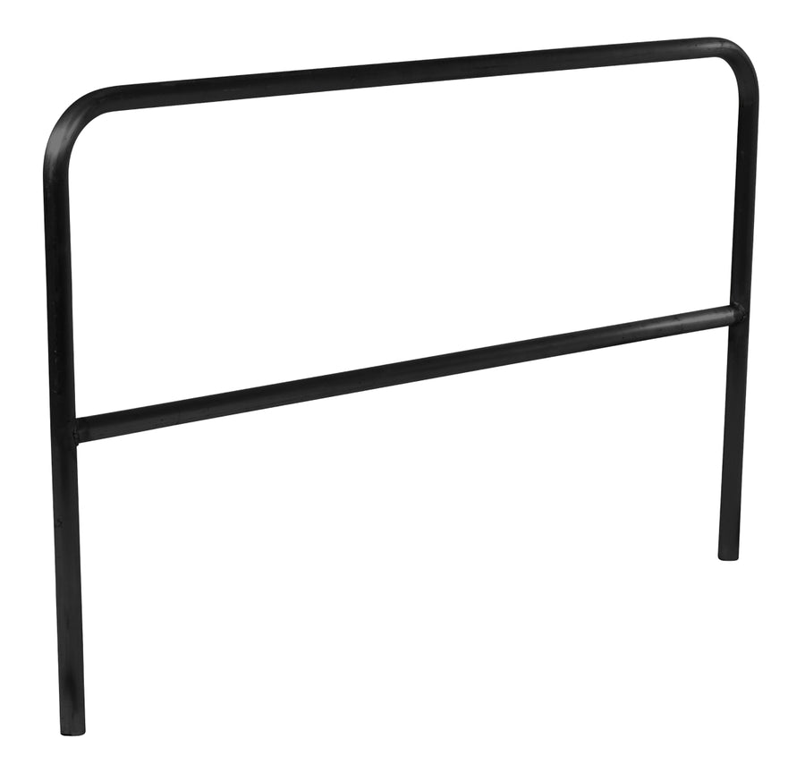 ALUM PIPE SAFETY RAILING 72IN LONG-BLACK